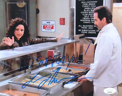 #ad #ad Larry Thomas Signed quot;Seinfeldquot; 8x10 Photo Inscribed quot;No Soup For You quot; JSA