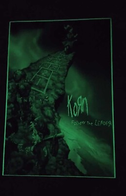 #ad KORN Follow the Leader Glow in the dark poster