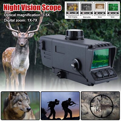 #ad 3.5X32 Infrared HD Holographic Night Vision Scope Hunting Riflescope