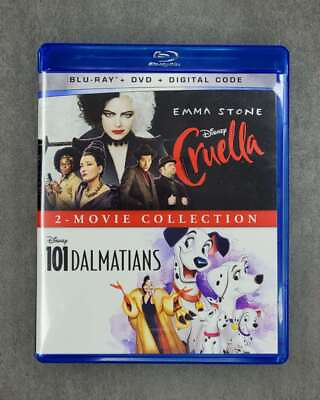#ad CRUELLA 101 DALMATIANS 2 MOVIE COLLECTION Blu ray DVDs
