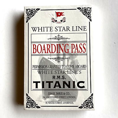 New Factory Sealed Boarding Passes for Passengers aboard RMS TITANIC Full Set