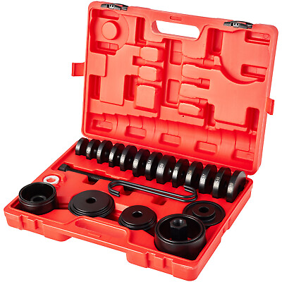 #ad 25pcs Front Wheel Drive Bearing Press Kit Removal Adapter Puller Pulley Tool