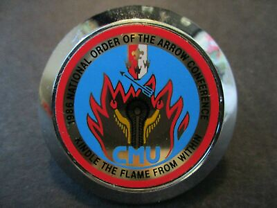 1986 National OA Conference Kindle The Flame From Within BSA neckerchief slide