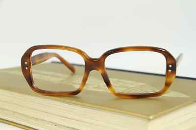 #ad Vintage Vuarnet 435 Tortoise Shell Brown Optical Eyeglasses Handmade in France
