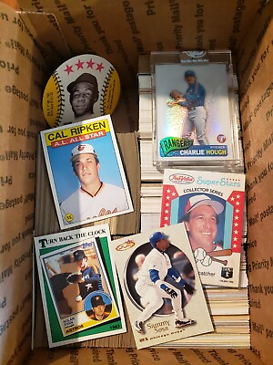 HUGE Lot Of Baseball Cards Box Stuffed Various Years Selling My Collection B 271