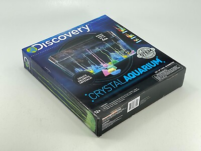 Discovery Kids Crystal Aquarium Create Colorful Crystals Stickers Poster NEW
