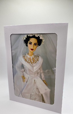 #ad Brand New Elizabeth Taylor as a Bride Barbie Postcard Art Print w Envelope