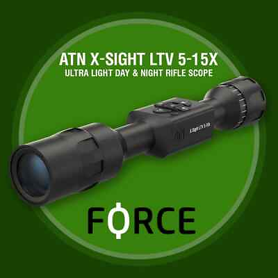 #ad ATN X SIGHT LTV 5 15X Ultra Light Day amp; Night Vision Rifle Scope