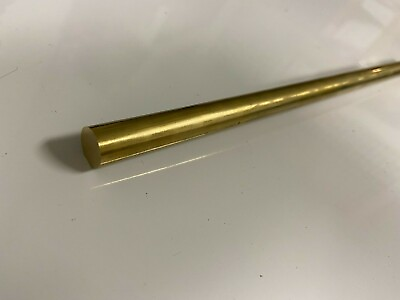 1 1 2quot; C360 BRASS SOLID ROUND ROD 36quot; long New Lathe Bar Stock 1 2 Hard