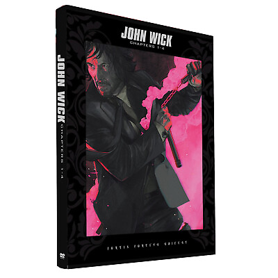 #ad John Wick Complete Keanu Reeves Movies Chapter 1 4 DVD New Sealed Region 1