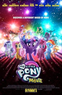 #ad MY LITTLE PONY THE MOVIE 13.5quot;x20quot; Original Promo Movie Poster 2017 MINT