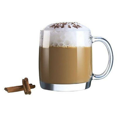 Luminarc Nordik Clear Glass Coffee Mug 380 ml Jumbo Cup
