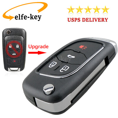 #ad Upgrade Remote Flip Key Fob shell Case for Chevrolet Equinox Camaro Cruze Spark