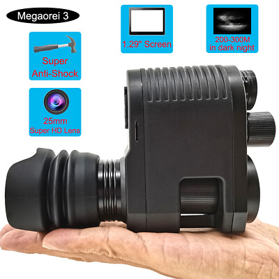 Megaorei3 850nm 300m 720P Night Vision IR Night Vision Optical Scope for Hunting
