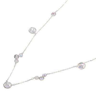 #ad Swarovski Necklace Metal Crystal Used Pendant Choker Accessories Women s Women
