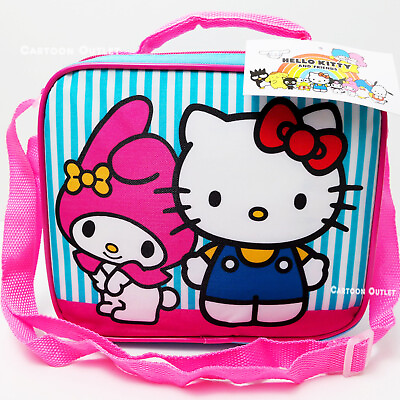 #ad Sanrio Hello Kitty Melody Lunch bag Lunch Snack Tote Bag Lunchbox Insulated Gift