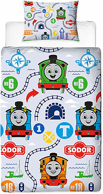 #ad Thomas and Friends Polyester Duvet Set Single Size U.S Twin 140cm X 200cm