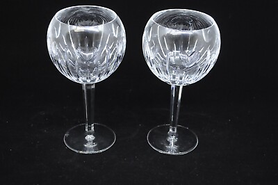 WATERFORD MILLENNIUM LOVE CRYSTAL TOASTING BALLOON WINE GOBLET GLASSES SET