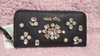 #ad #ad Hello Kitty Wallet Long Black Pearl Beads