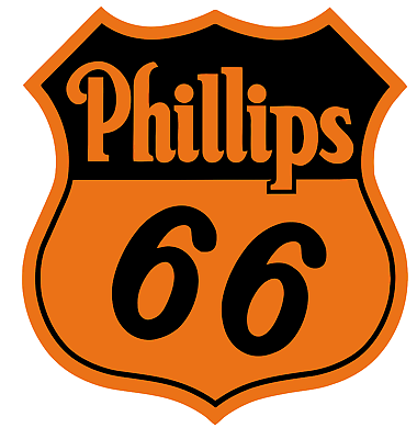 #ad Phillips 66 Oil Gas sticker ORANGE Vinyl Decal 10 Sizes with TRACKING