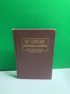 #ad 20th CENTURY BOOKKEPING AND ACCOUNTING by James W. Baker 17th Edition 1935