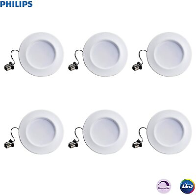 Philips LED Downlight 5 6quot; Retrofit 65W Equivalent 10W Dimmable Daylight