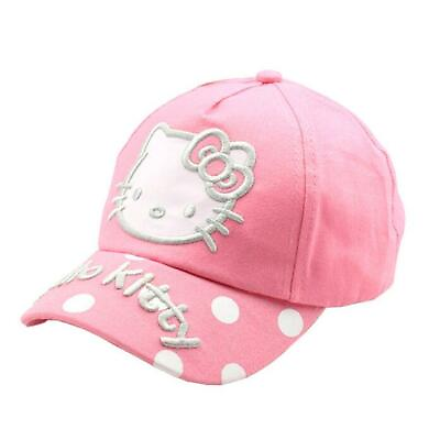 Cute Girl Gift Pink Hello Kitty Hat Baseball Cap