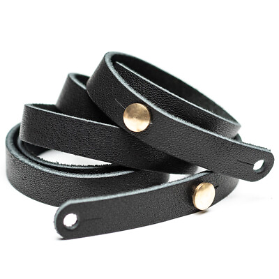 #ad Genuine Leather Handmade DC Camera Binocular Shoulder Neck Strap Sling Suspender