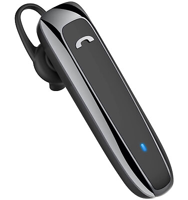 #ad WIRELESS EARPHONE MONO EARBUD HANDSFREE MIC SINGLE HEADPHONE HEADSET for PHONES