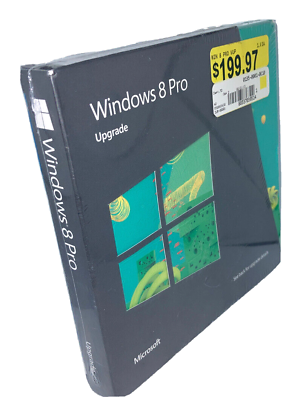 Microsoft Windows 8 pro upgrade 32 bit 64 Bit 3UR 00001 vup dvd new sealed