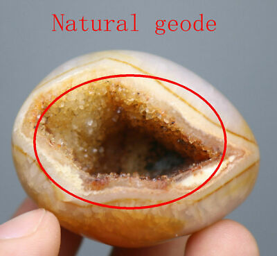 #ad 100g Natural Red Carnelian Geode Crystal Quartz Agate Gem Stone Specimen