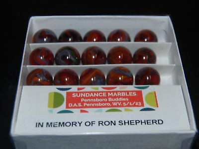 Collector Box of DAS Sundance Marbles Tribute To RON SHEPHERD Keepers