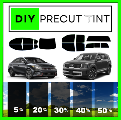 DIY PreCut Premium Ceramic Window Tint Kit Fits ANY Kia 2000 2023 ANY Windows