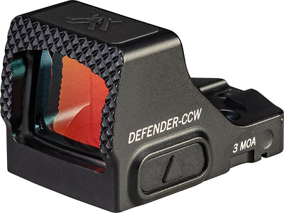 New Vortex Defender CCW 3 MOA Red Dot Sight Shake Awake Auto Shutoff DFCCW MRD3