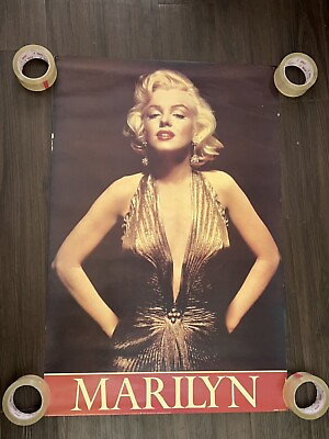 #ad Vintage Original 1987 Estate Of Marilyn Monroe USA Litho Poster STW 508 Portal