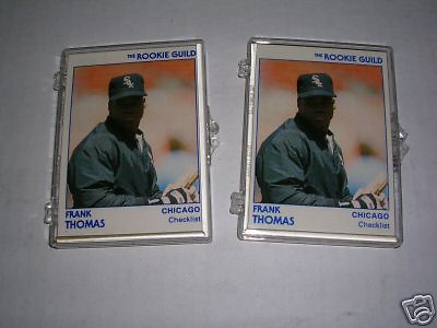Lot of 2 1991 Star Rookie Guild FRANK THOMAS sets