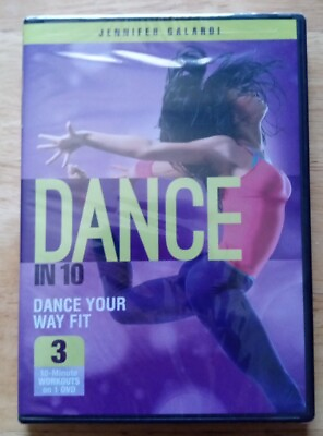 #ad Dance In 10 Dance Your Way Fit DVD *Brand New*