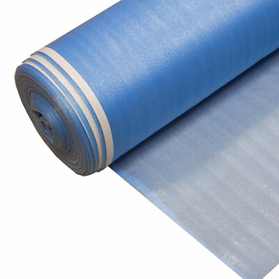 Vapor Barrier Flooring Underlayment for Laminate Floor w tape 3in1 2mm 100sf