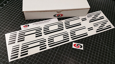 IROC Z Faded Blinds Door Decals 20quot; Third Gen 85 90 Camaro V8 Stickers Colors: