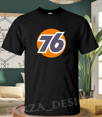 #ad T shirt 76 gas station Phillips 66 Logo Havy cotton Sz: M 2XL