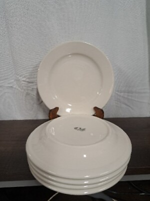 #ad 5 Vintage CAC China 7”Off White Dessert Bread amp; Butter Restaurant Plate