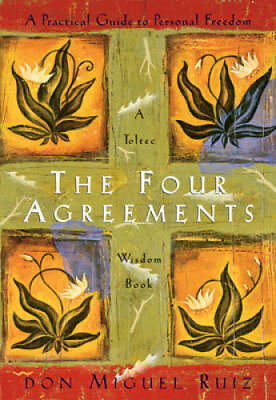 #ad The Four Agreements: A Practical Guide to Personal Freedom A Toltec Wisd GOOD