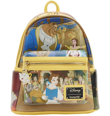 Loungefly Disney Beauty and the Beast Princess Scenes Mini Backpack