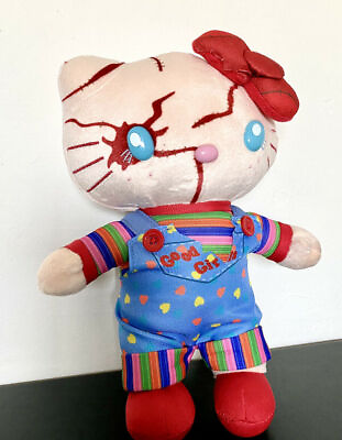 Hello Kitty Chucky Child#x27;s Play 9quot; inch Plush Stuffed Doll Toy Halloween Gift