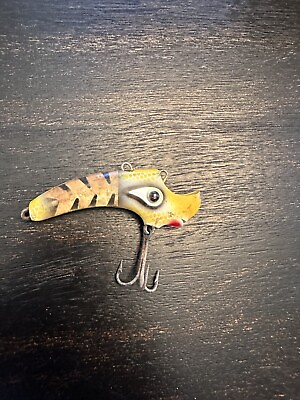 #ad Vintage Kautzky SKITTER IKE lure Yellow S 03 First Made In 1955