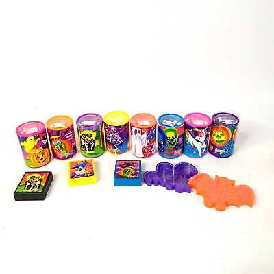 #ad Lisa Frank Halloween Vintage Maze Puzzles Kaleidoscopes Magnets Party Favor
