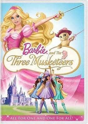#ad Barbie and the Three Musketeers DVD By Barbie VERY GOOD