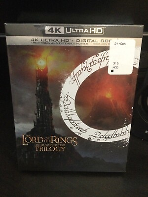#ad Lord of the Rings Trilogy Extended Theatrical 4K UHD Blu Ray Digital New ✅
