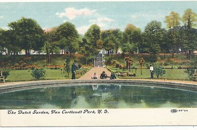 #ad #ad BRONX NY Van Cortlandt Park The Dutch Garden Postcard