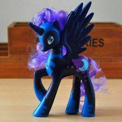 My Little Pony 14cm Brushable NIGHTMARE MOON Princess Luna 14cm PVC Toy US